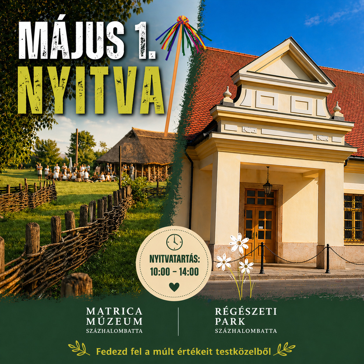 Május 1. NYITVA